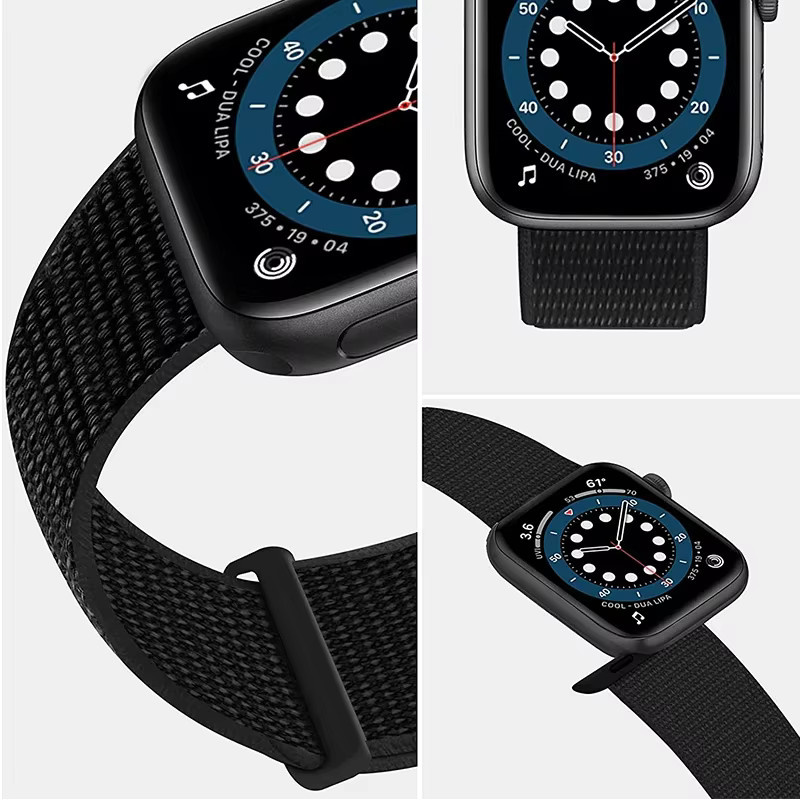 TINUORA Uhrenarmband Nylon, Elastische Schleife, für Apple Watch - Bild 2