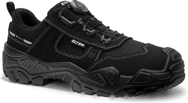 Elten Sicherheitshalbschuh MIKE BOA GTX in Schwarz, Größe 41, S3 S3S WR ESD mit Gore-Tex und BOA-Verschluss - Bild 1