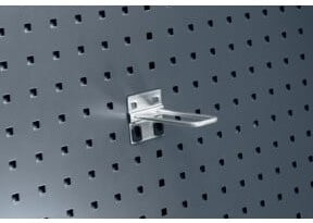 Bott U-Halter für Lochplatten in Silber B: 32 mm, T: 50 mm, D: 6 mm - Bild 1