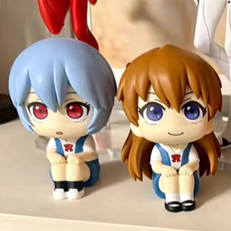 Bandai Neon Genesis Evangelion EVA Ayanami Rei Asuka LookUp Q-Version Modell, Puppe, Kunststoff, Bunt / Mehrfarbig - Bild 5
