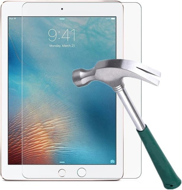 Transparentes HD gehärtetes Glas Displayschutzfolie für Apple iPad Pro 12.9 11, iPad Mini 6 5 4 3 2 und iPad 10 9 8 7 - Bild 1