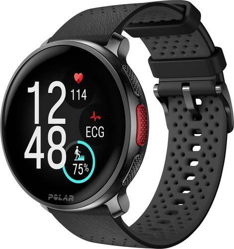 Polar Smartwatch, Schwarz, Silikon, Rund - Bild 1