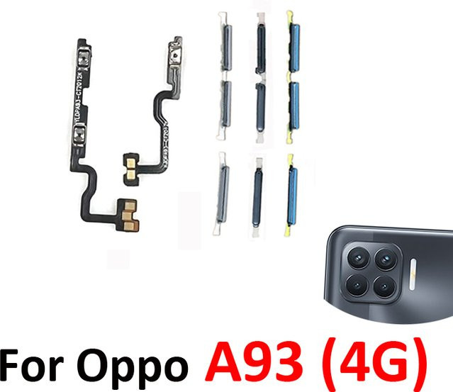 Oppo A93 4G CPH2121 CPH2123 Internes Flexkabel für Power- und Lautstärketaste Ersatzteil Schwarz - Bild 1
