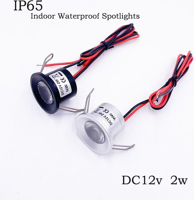 Ohlite Mini-LED-Einbau-Deckenspots DC12V 2W IP65 für Schränke, Küche und Schlafzimmer mit 25 mm Ausschnitt - Bild 1