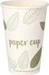 Papstar Pure Zero Trinkbecher aus FSC-zertifizierter Pappe, biologisch abbaubar, cremefarben, 0,3 l - Bild 1