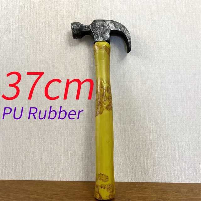 LeiNingYuan Halloween Scare Requisiten Horn Hammer, Blutbefleckter Presslufthammer, Gummi - Bild 1