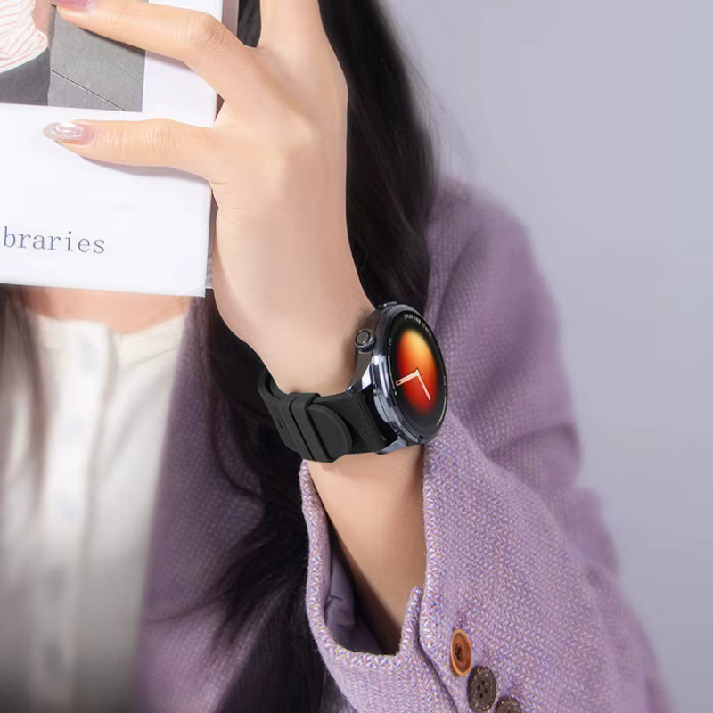 Original Silikonarmband von Xiaomi für Mi Watch S5 S4 S3 S2 S1 Pro Active, Farbe: Grün - Bild 4