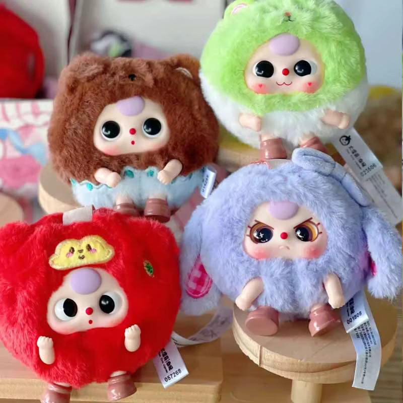 Baby Three Tuan Tuan Beast Series Blind Box, Mini Niedliche Puppe Rucksackanhänger, Plüsch / Textil - Bild 2