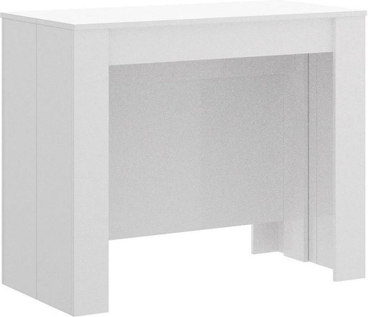 Vente-unique Konsolentisch Onega Weiß, ausziehbar, Rechteckig, B/T/H: 239 x 54 x 41,6 cm