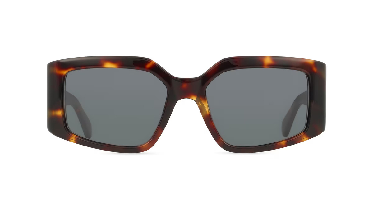 Ferragamo SF1101S Sonnenbrille, Vollrand, Eckig, Acetat, Unisex, braun, grau - Bild 1