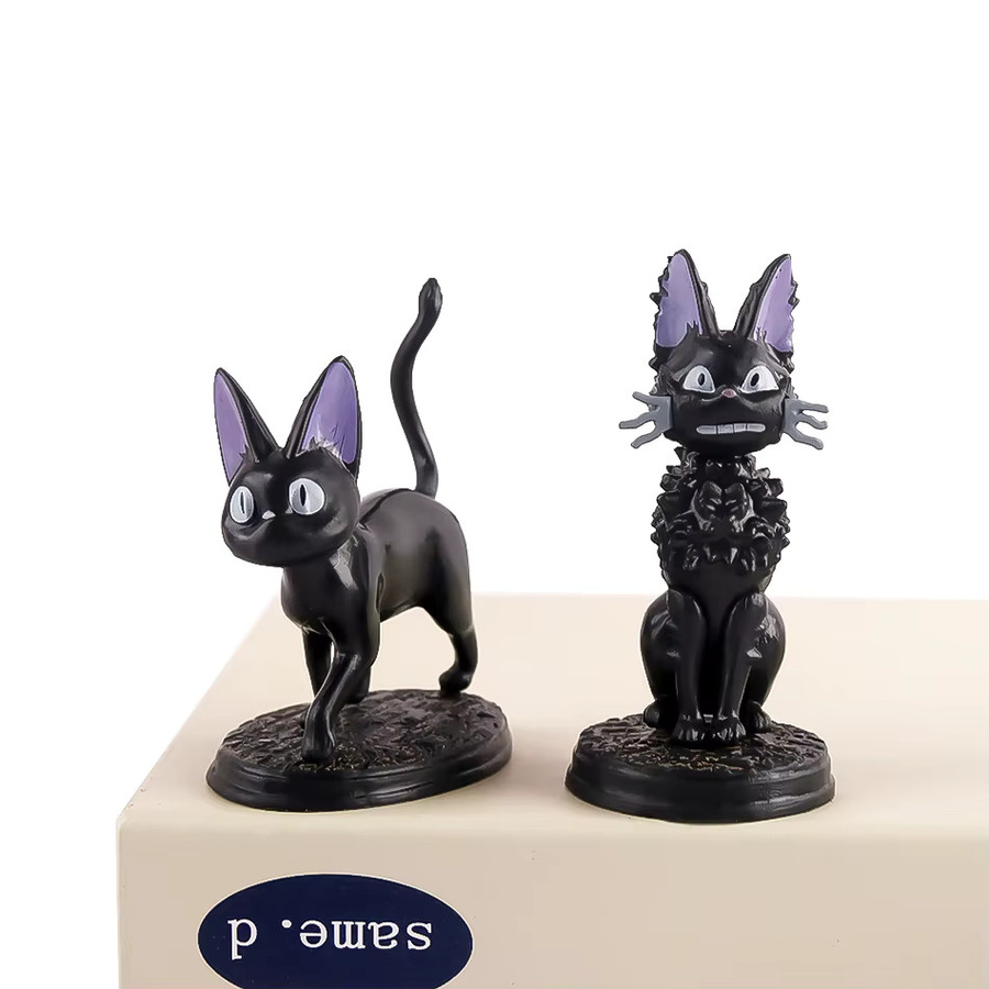 Bandai Hayao Miyazaki Jiji Schwarze Katze, Actionfigur, 6-teiliges Set - Bild 3