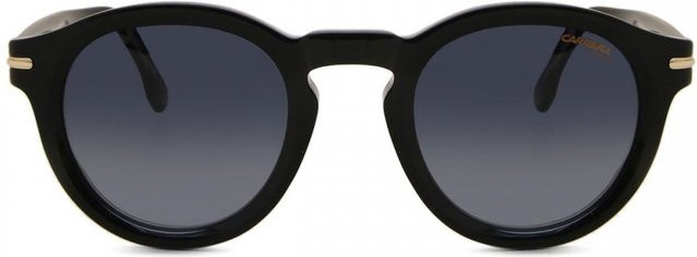 Carrera 306 S Sonnenbrille, Unisex, Vollrand, Rund, Kunststoff, grau, schwarz - Bild 1