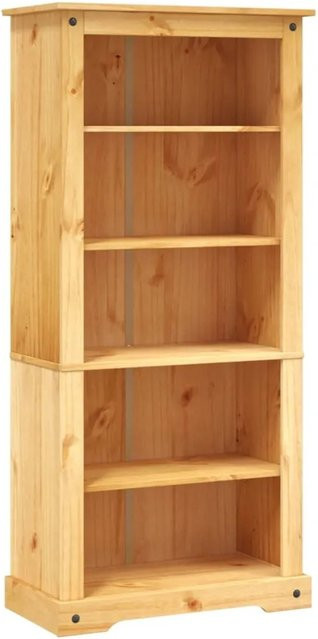 vidaXL Bücherschrank aus Kiefernholz im Mexiko-Stil, braun, B/T/H: 81 x 40 x 170 cm - Bild 1