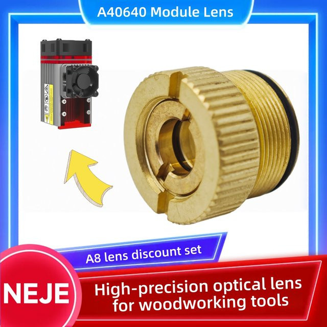 NEJE A8 Original Ersatzlinse A40640 Lasermodul Kit für hochpräzise Holzbearbeitung - Bild 1