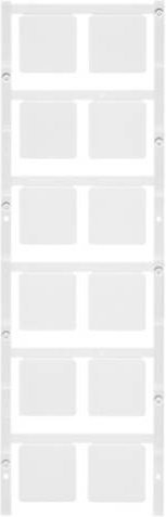 Weidmüller Gerätemarkierung SM 27/27 NEUTRAL WS Weiß Aufkleber aus Kunststoff mit einer Beschriftungsfläche von 27 x 27 mm - Bild 1