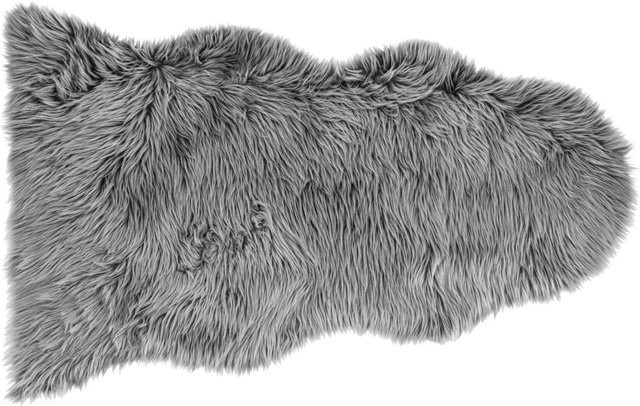 ERWIN M. Deko-Kunstfell Bergen in Grau, Breite: 70 cm, Länge: 115 cm - Bild 1
