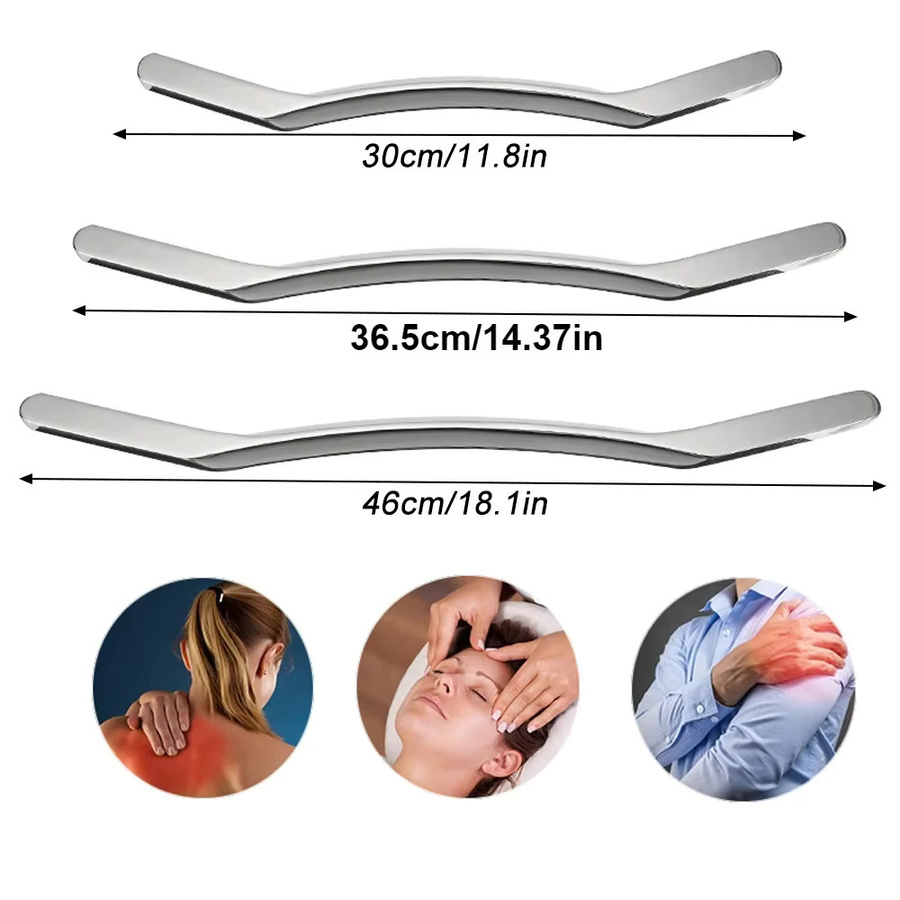 DUTRIEUX Gua Sha Massagegerät aus Edelstahl, Unisex - Bild 2