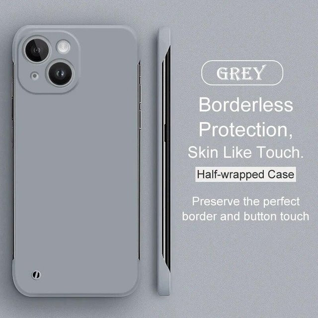 Bai Fen Bai-Digital 3C Ultradünne Matte Handyhülle für Apple iPhone 14 Pro Max Plus, Rahmenlose Stoßfeste Hartschalen-Schutzhülle, 0,3 mm - Bild 1