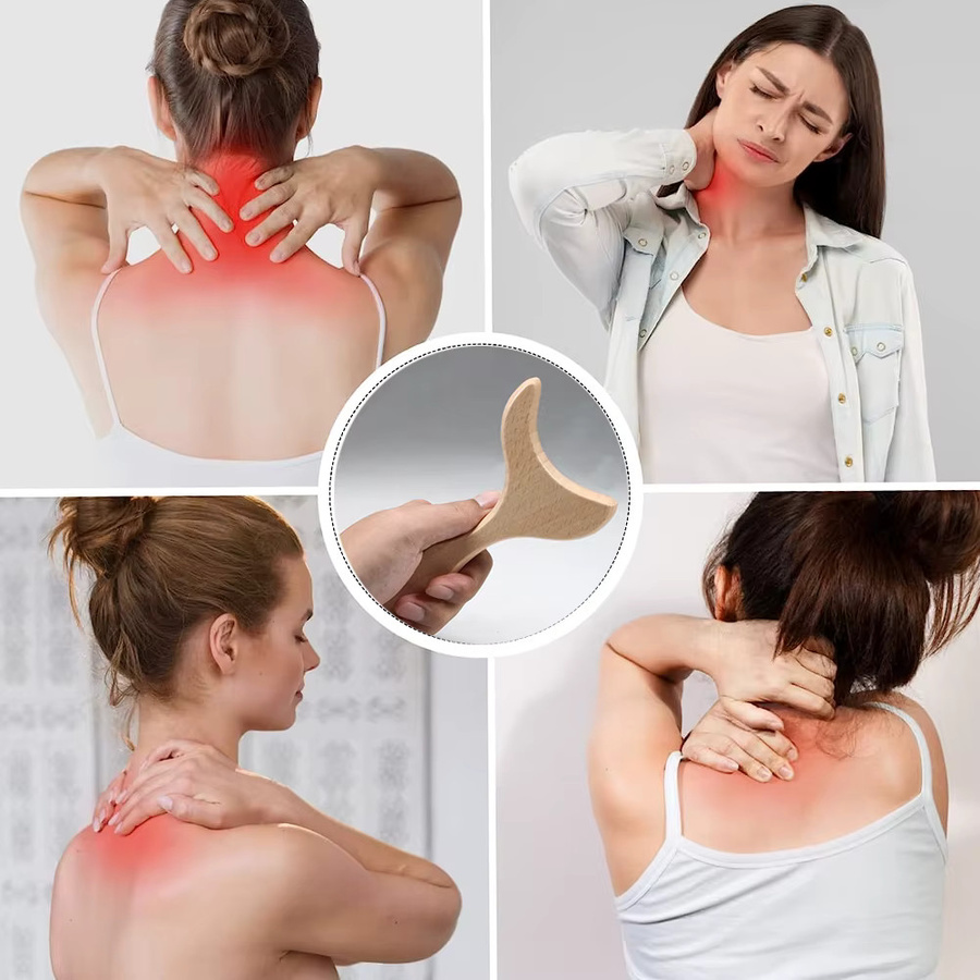 BOTQTOW Holz Massage Werkzeug für Maderotherapie und Lymphdrainage, Unisex - Bild 3