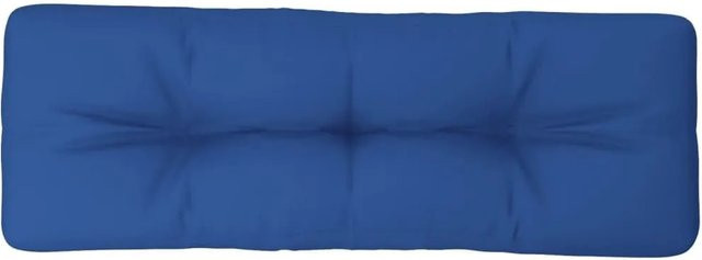 vidaXL Palettenkissen aus Polyester in Königsblau, B/T/H: 120 x 40 x 12 cm, wasserabweisend und UV-beständig - Bild 1