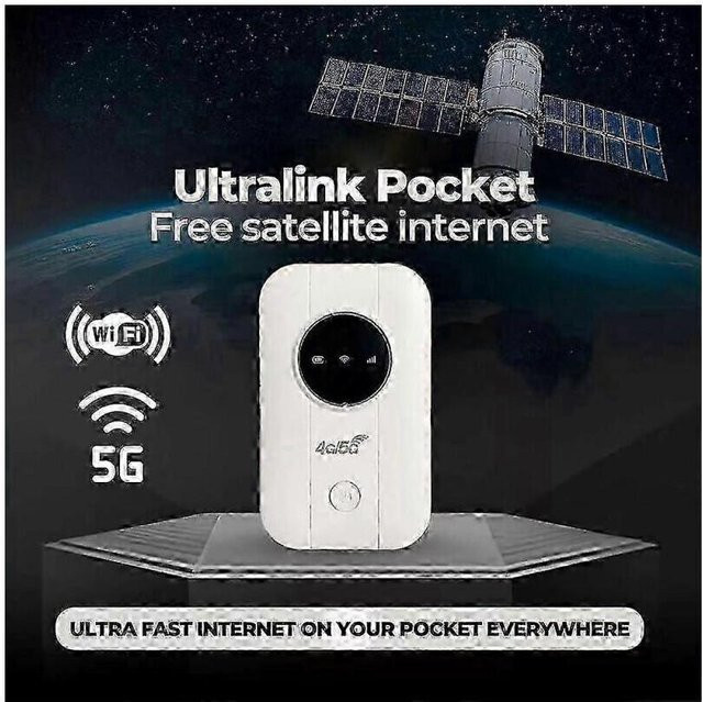 Yuansu Tragbarer Satelliten-Router mit unbegrenztem WiFi in Weiß - Bild 1