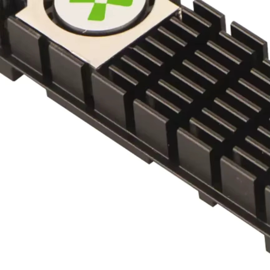 Radxa A7Z Kühlkörper 6530B für Radxa Cubie A7Z, Aluminium-Kühlkörper mit Lüfter und PWM-Geschwindigkeitsregelung in Silber und Schwarz - Bild 4