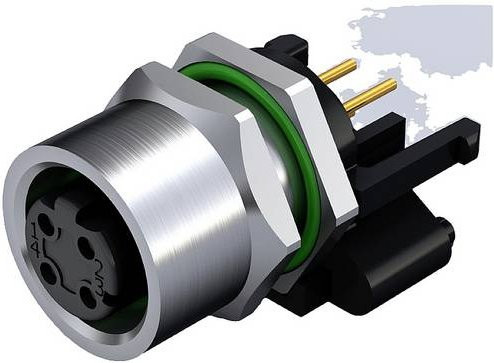 Weidmüller Sensor-Aktor-Steckverbinder 2423930000 unkonfektioniert, 4-polig, Farbe: Silber, 10 Stück - Bild 1