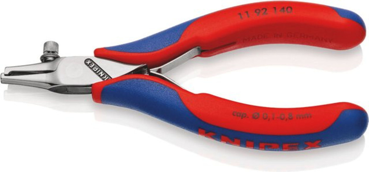 Knipex Elektronik-Abisolierzange mit Mehrkomponenten-Hüllen, Länge: 140 mm - Bild 2