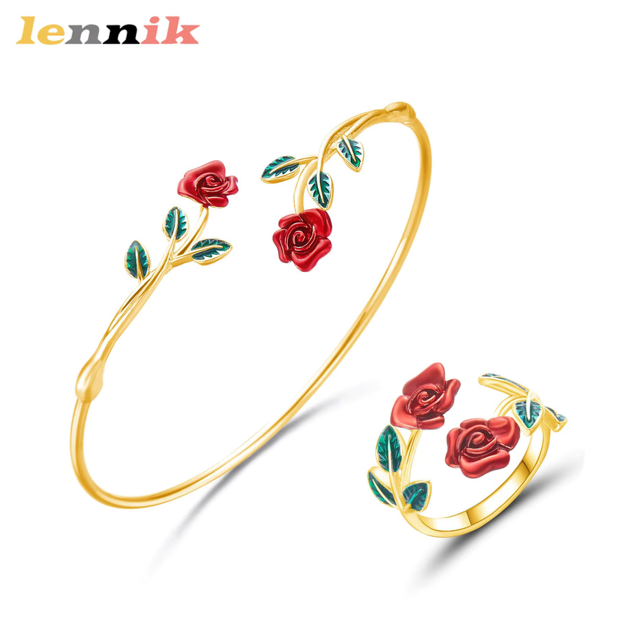 LENNIK Armband Ring Set, Legierung, Damen - Bild 2