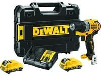 DeWalt Akku-Bohrschrauber DCD701D2-QW 12V mit 2Ah Akku in Gelb-Schwarz - Bild 2