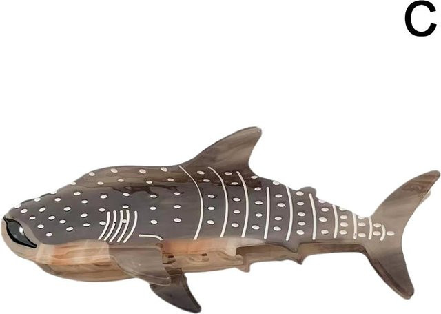 Haarspangen Cartoon Marine Shark, Blauwal, Acetat, Damen - Bild 1
