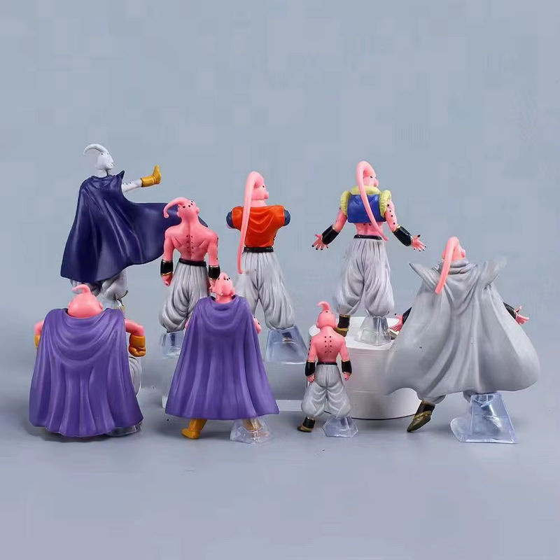 Bandai Dragon Ball Z Majin Buu Fett Buu Anime Figur aus Kunststoff in Rosa - Bild 2