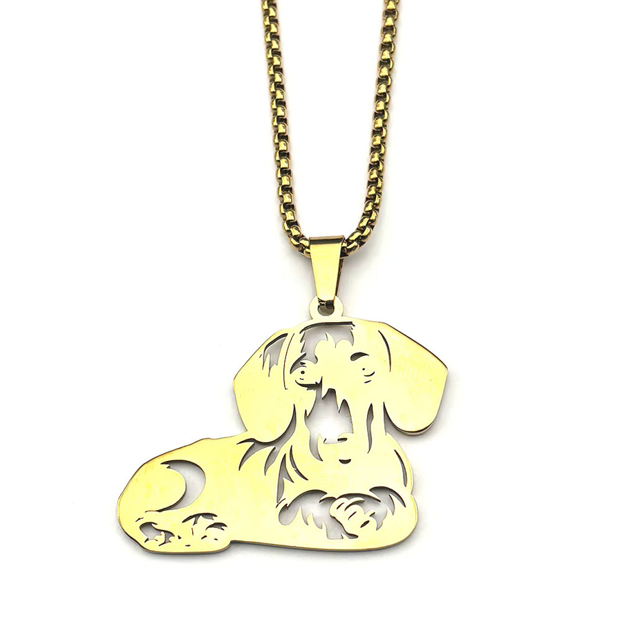 AFAWA Hundekette Edelstahl, silberfarben, Unisex - Bild 3
