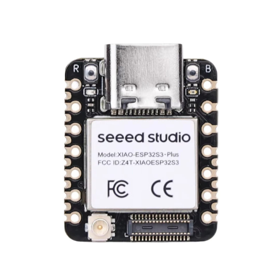 Seeed XIAO ESP32S3 Plus Mikrocontroller mit 2,4GHz WLAN, BLE 5.0, 16MB Flash und 8MB PSRAM in Schwarz - Bild 2