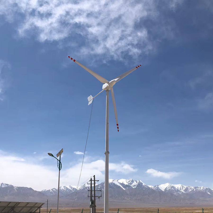 Rewindagic Horizontale Windkraftanlage mit Hybrid-Controller für den Heimgebrauch, Farbe: Weiß - Bild 3
