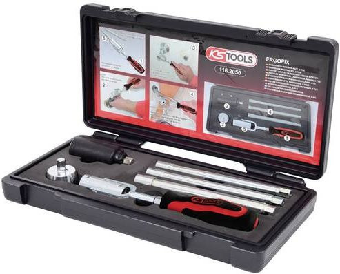 KS Tools Waschtisch-Montage-Satz, 6-teilig - Bild 1