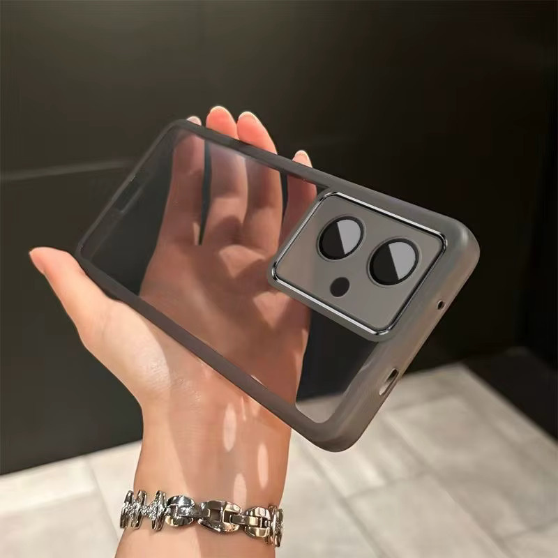 Stoßfeste Silikon Schutzhülle für OPPO Reno 11F in Transparent - Bild 2
