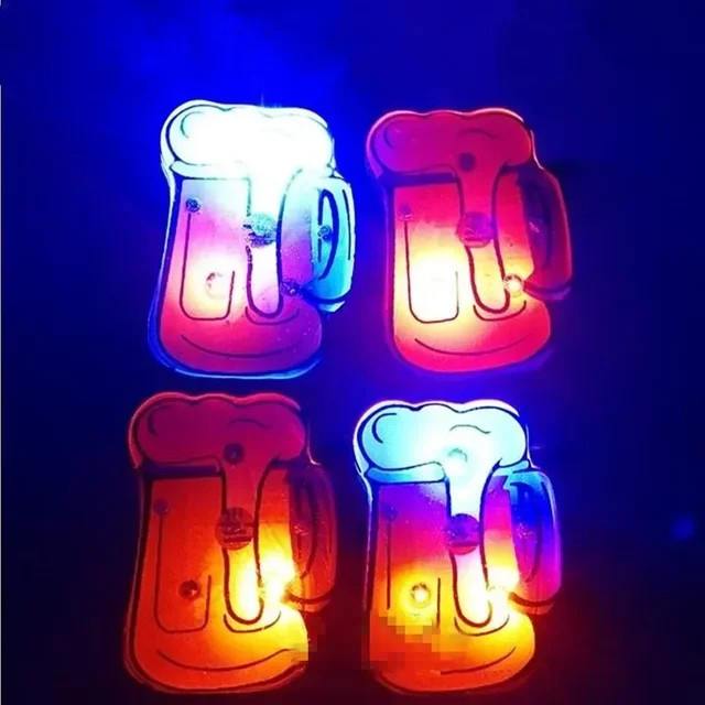 XR Partyday Brosche Bierglas, LED, Unisex - Bild 1