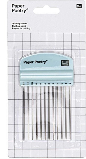 Rico Design Paper Poetry Quilling Kamm B: 6,5 cm, H: 10,5 cm - Bild 1