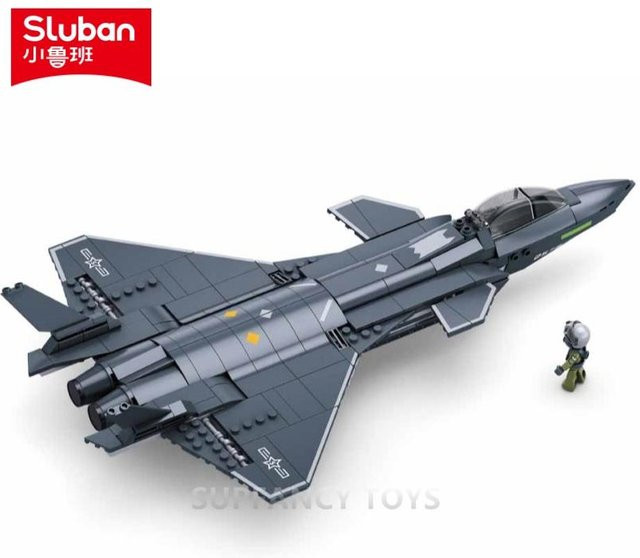 Sluban Stealth Jagdflugzeug, Düsenflugzeug, ab 6 Jahren - Bild 1