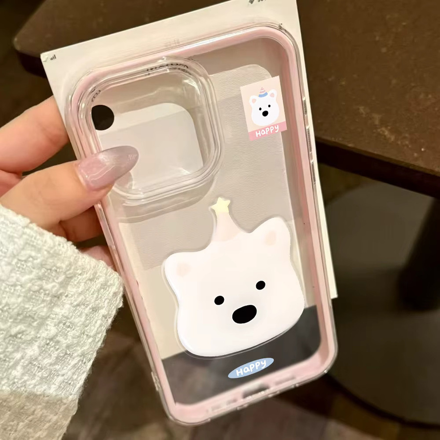 Transparente Handyhülle West Highland White Puppy für Samsung S26 Ultra S25 Plus A55 A56 A57 A35 A36 A37 A16 A17 A26 A06 A07 A05 in Pink - Bild 5