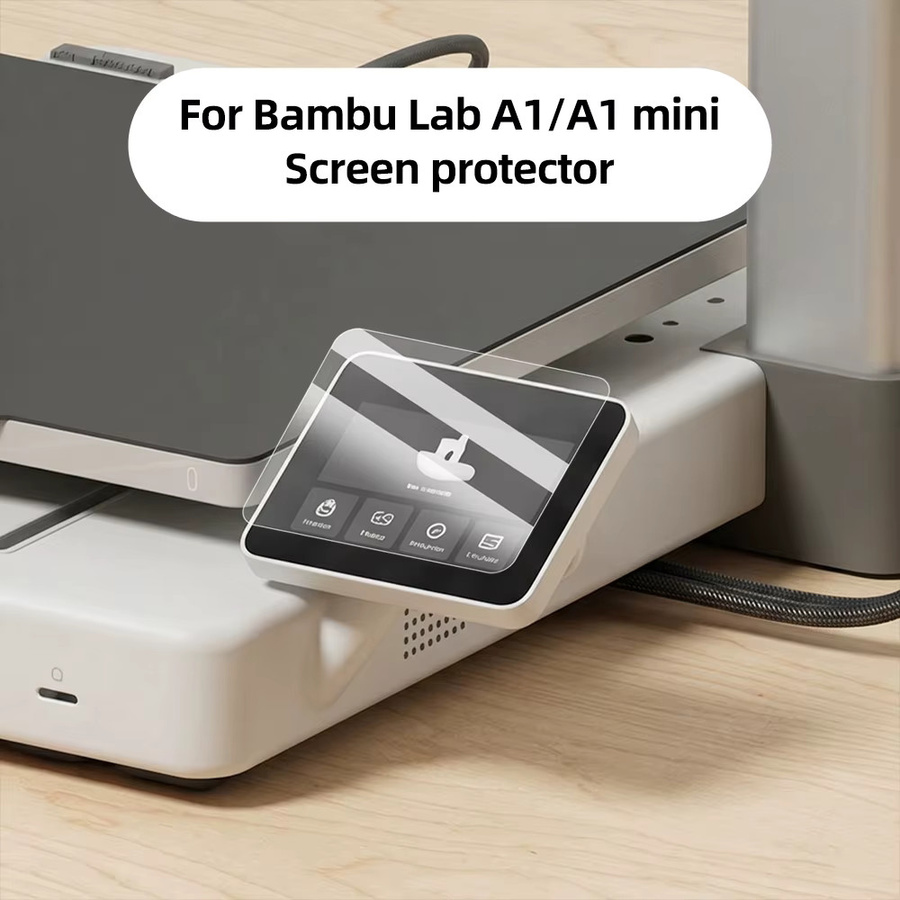 Bambu Lab Displayschutzfolie für 3D-Drucker A1, A1mini, P2S, P15, X1Series und HSeries, hochauflösend und kratzfest, transparent - Bild 7