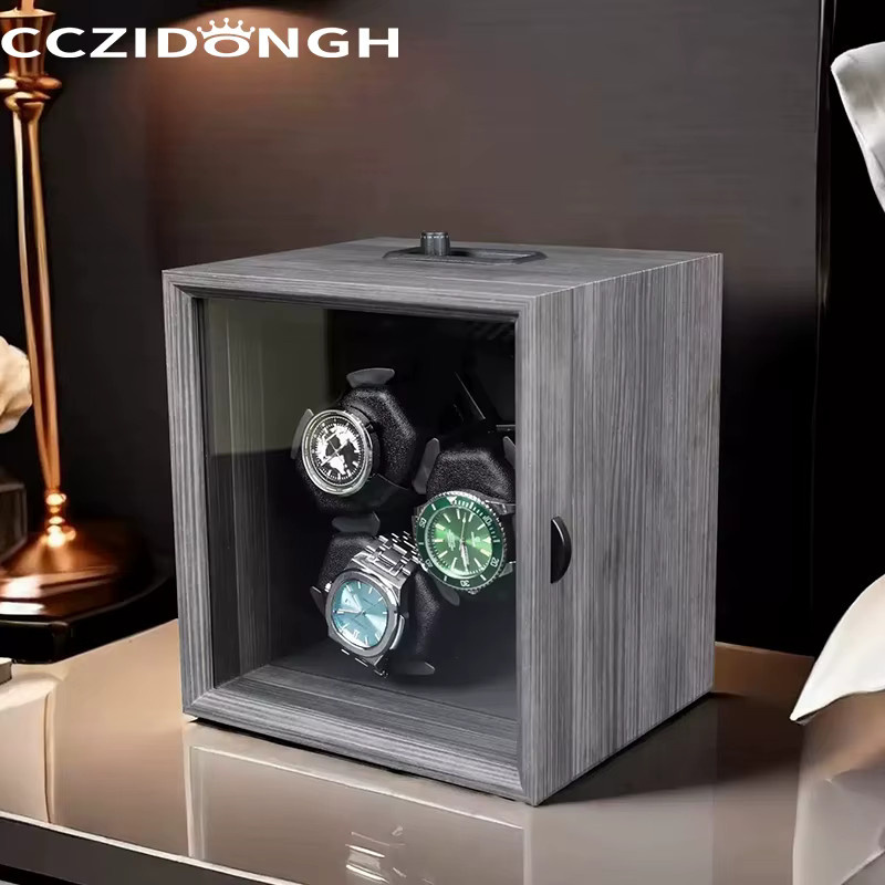 CCZIDONGH Uhrenbeweger für Automatikuhren, 4+0, Schwarz, Unisex - Bild 3