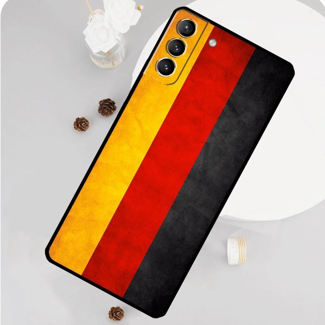 Handyhülle mit Deutschland Flagge Design für Samsung Galaxy S24 S26 Ultra S25 S23 S22 S21 S20 S10 Plus und FE in Multicolor - Bild 1