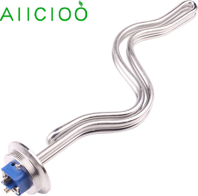 AIICIOO 2-Zoll Tri-Clamp Heizelement aus Edelstahl SS304 für Brau- und Destillationsausrüstung, 240 V, Farbe Silber - Bild 1