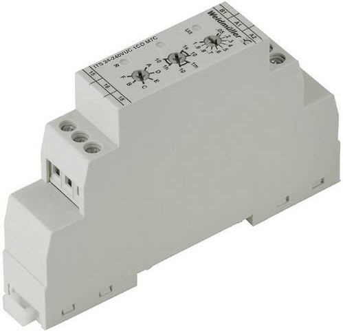 Weidmüller Zeitrelais ITS 24-240VUC 1CO M7C in Weiß für Frontaufbau - Bild 1