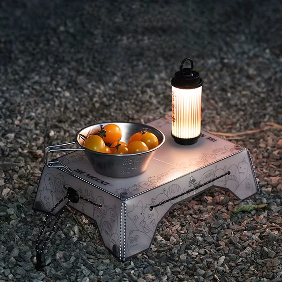 APWIKOGER Klappbares Camping-Tablett aus Kunststoff für Outdoor und Angeln - Bild 4