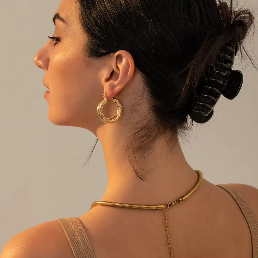 Erpels Creolen, Gold, Damen - Bild 2