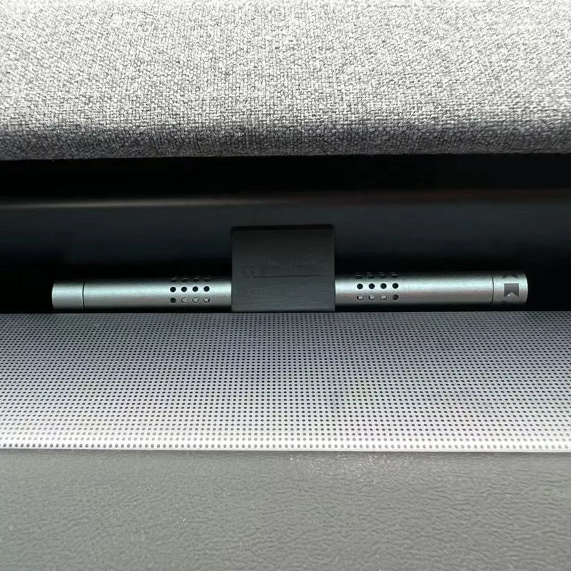 YouGallop Auto-Parfüm für Tesla Modell 3 2024, Passiver Lufterfrischer aus Metall in Silber für das Armaturenbrett - Bild 3