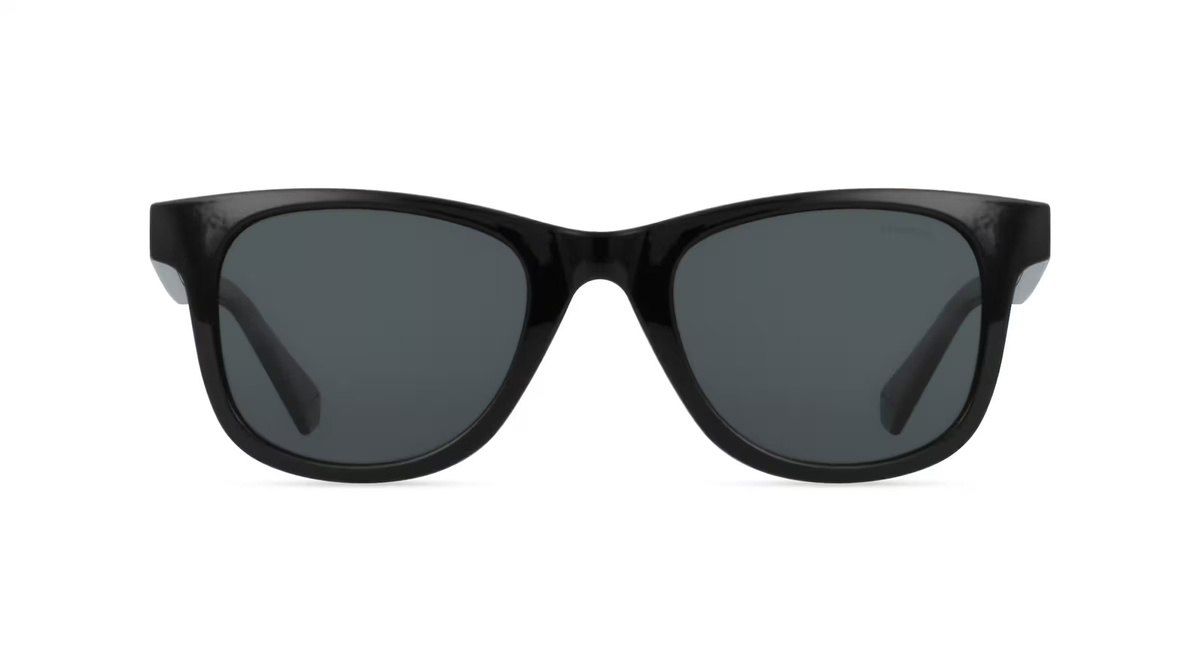 Polaroid PLD 1016/S/NEW Sonnenbrille, Herren, Vollrand, Quadratisch, Kunststoff, Schwarz, Grau - Bild 1